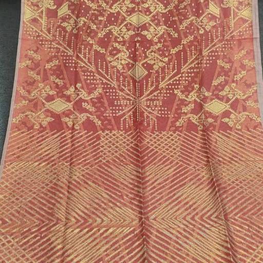 Jamdani Saree - Sky blue image 2