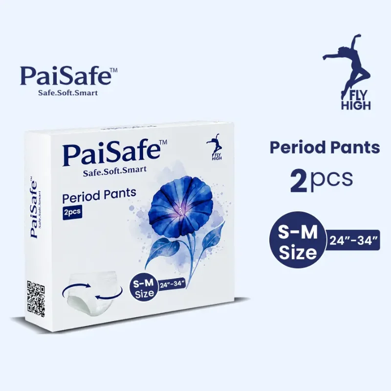 Paisafe Period Pants (24"-34")(S-M) Size 2PCS