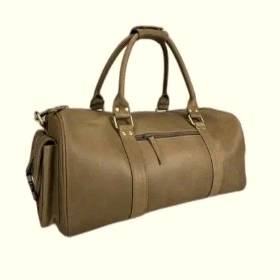 Classic leather travel bag