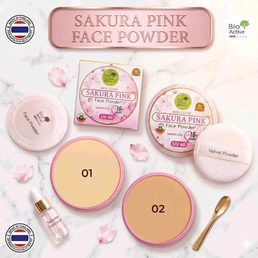 Sakura Pink Face Powder-12 gm