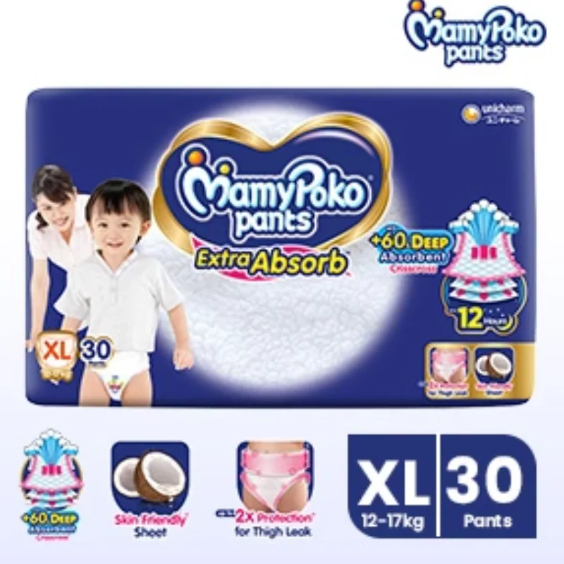 Mamypoko Pants (12-17Kg) XL 30 Pcs