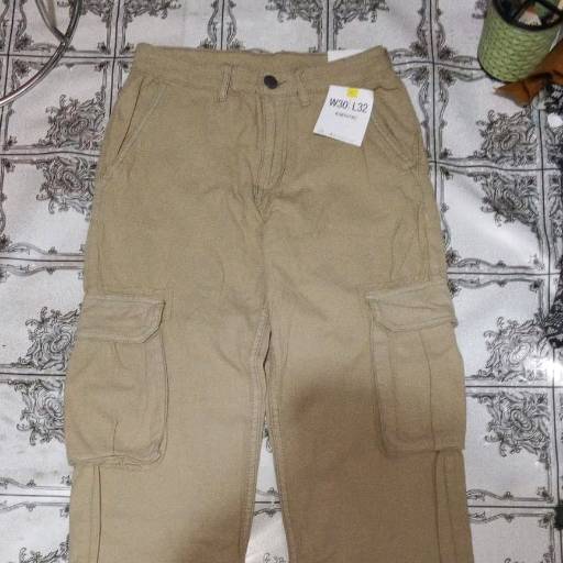 men's cargo twill long pant