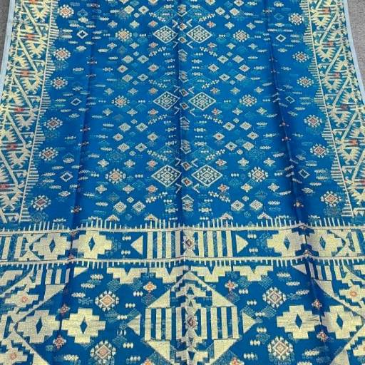 Jamdani Saree - Sky blue