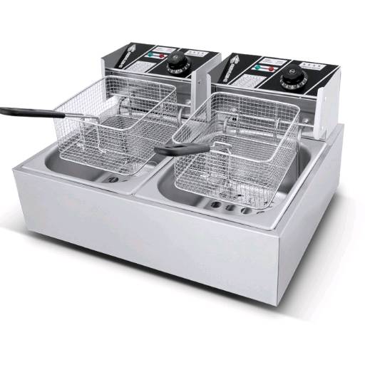 Electric Deep Fryer-Double