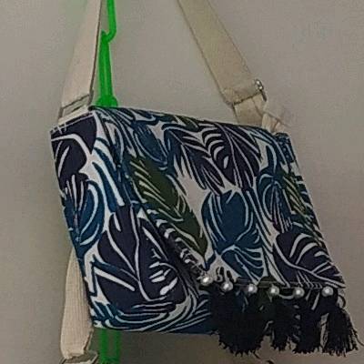 Jute bag blue