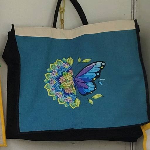 Jute bag- Blue