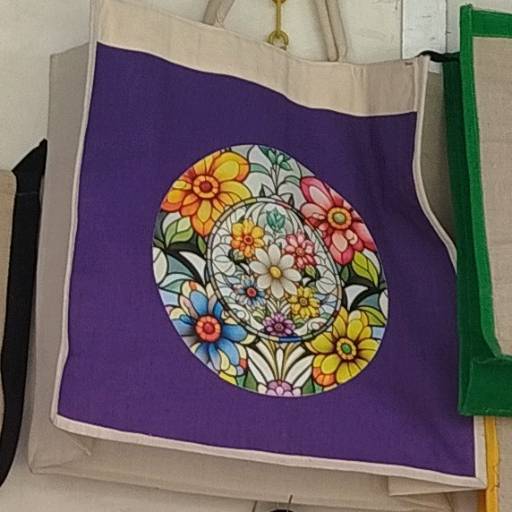 Jute bag- Violet