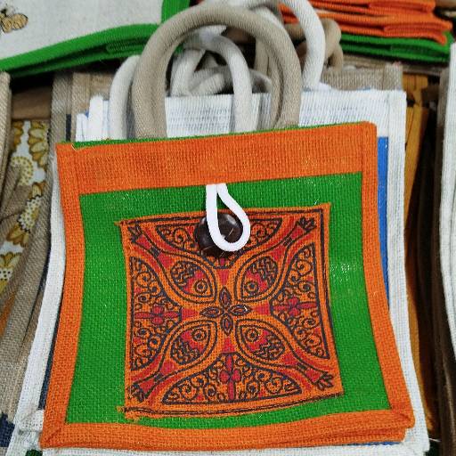 Hand Made Jute Bag Medium Size