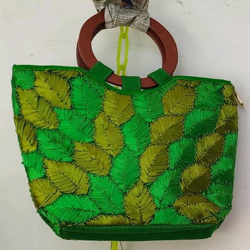Jute Ladies Bag - Green