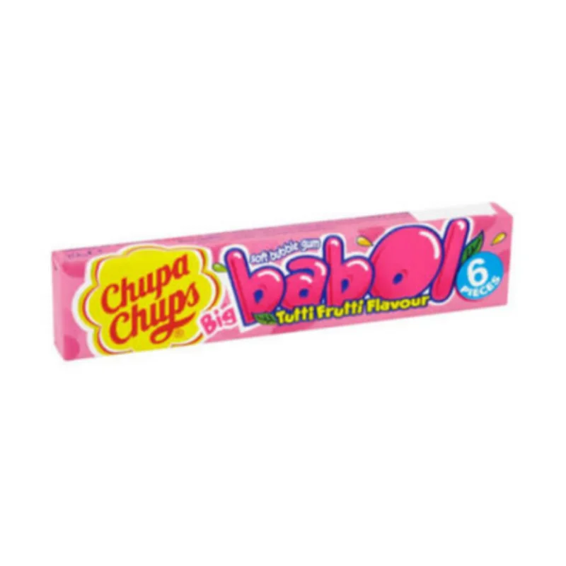 Chupa Chups Big Babol Bubble Gum Tutti Frutti Flavour - 27.6g