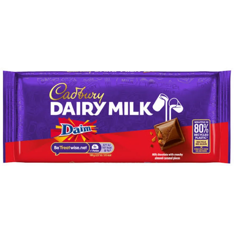 Cadbury Dairy Milk Daim Chocolate - 120g