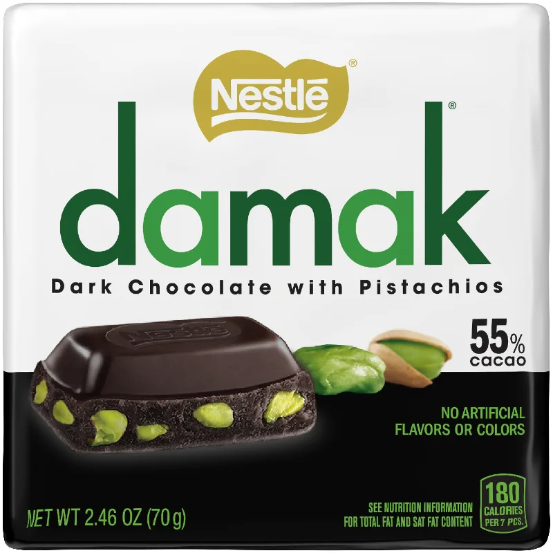 Nestle Damak Dark Chocolate With Pistachio - 60g