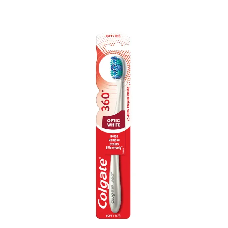 Colgate Medium 360 Optic White Toothbrush