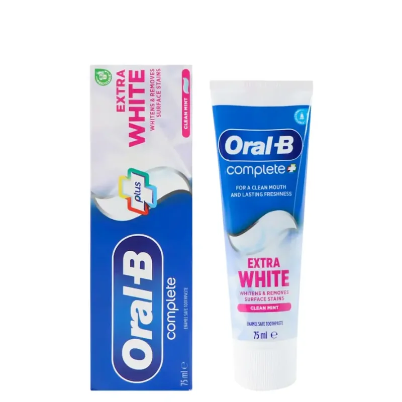 Oral-B Complete Plus Extra White Toothpaste - 75ml