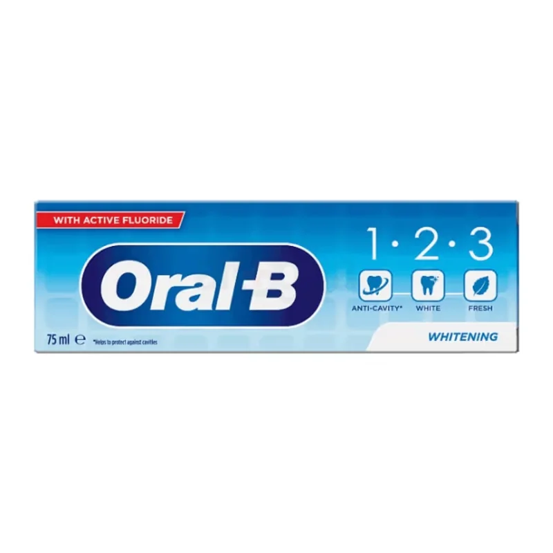 Oral B 123 Whitening Toothpaste - 75ml