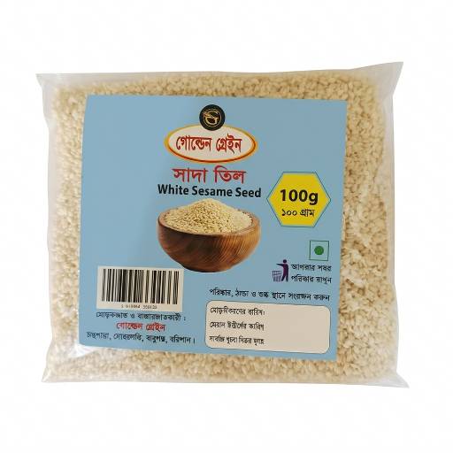 Golden Grain White Sesame Seed (Til) 100 gm