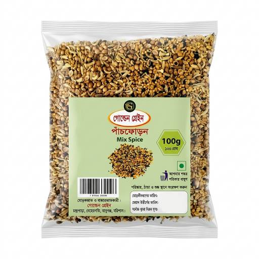 Golden Grain Mix Spice (Pach Foron) 100 gm