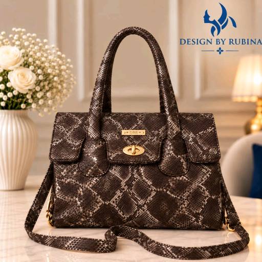 Leather Snake Dise Ladies Bag