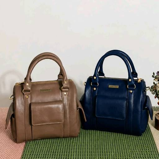 Leather Ladies Bag-Coffee