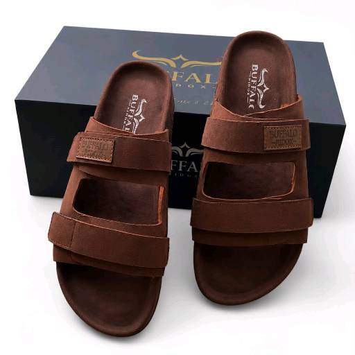 Leather Slice Sandel