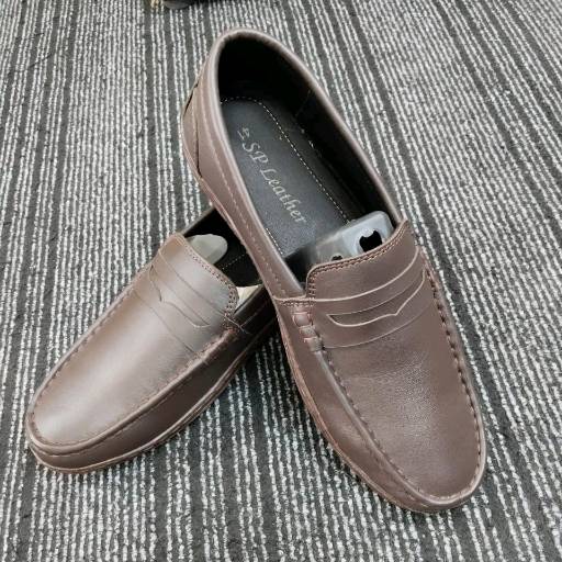 Leather Loafer-Brown