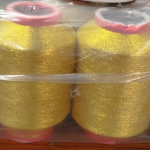 Yarn Cone Golden Colour Big Size