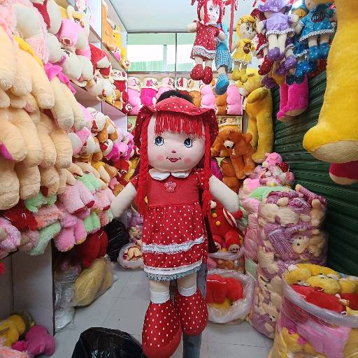 giant candy doll