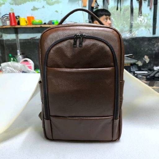 Leather bag pack