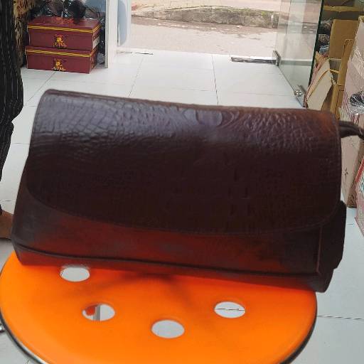 Leather Ladies Bag Small Size Black
