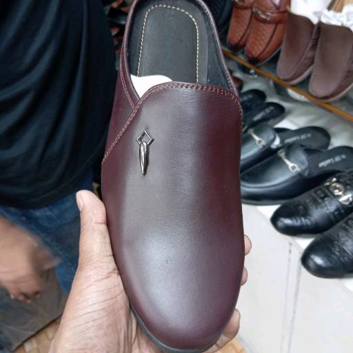 Half shoe leather