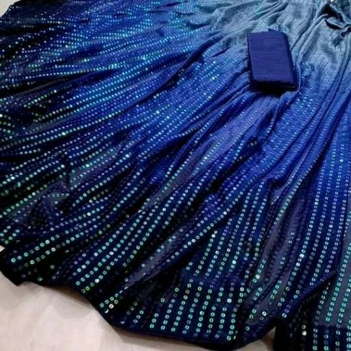 Indian Sequins Saree (6 piece)