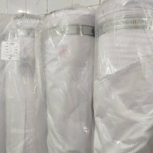 Cherry Fabric - White