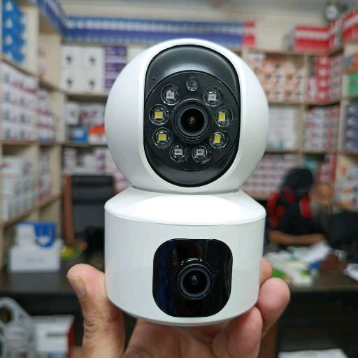 Dual-Lens Smart Wi-Fi Indoor PTZ Camera