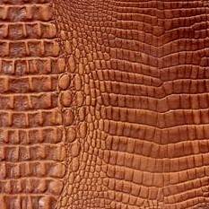 Crocodile Brown Genuine Leather
